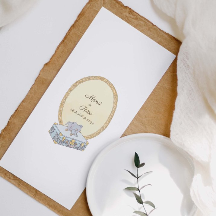 Mi primer retrato - azul