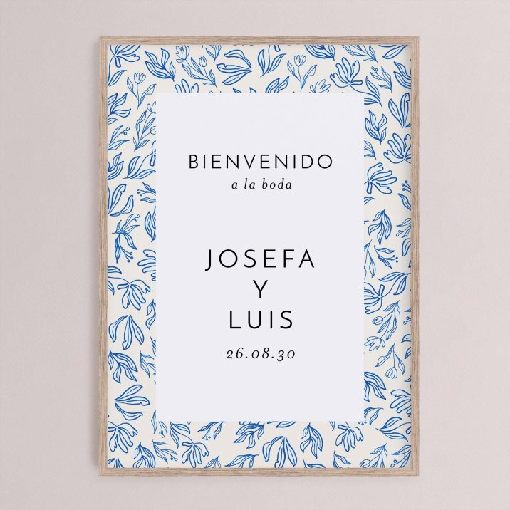 Azul floral