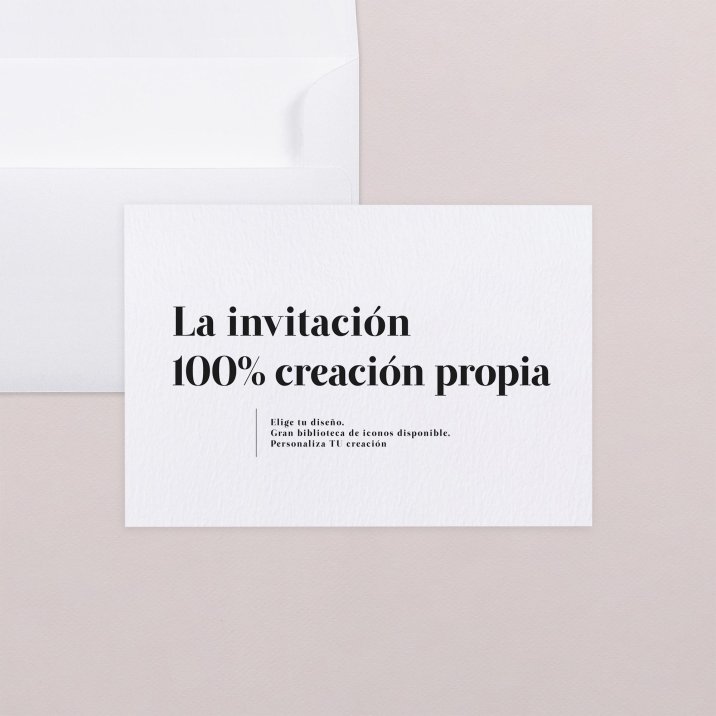 Tu creación 100% personalizada