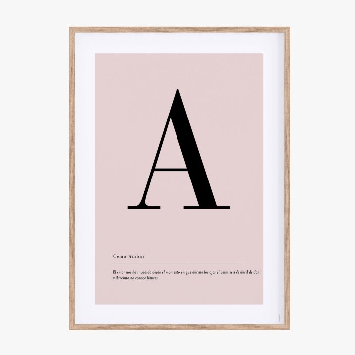 Affiche lettre