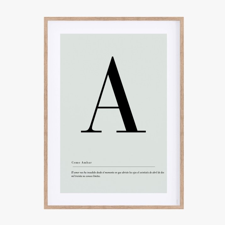 Affiche lettre