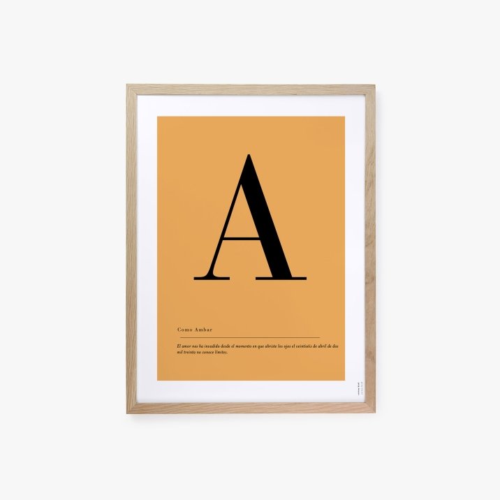 Affiche lettre