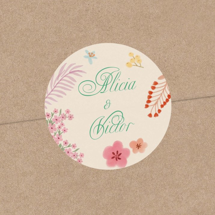 Pastel flowers