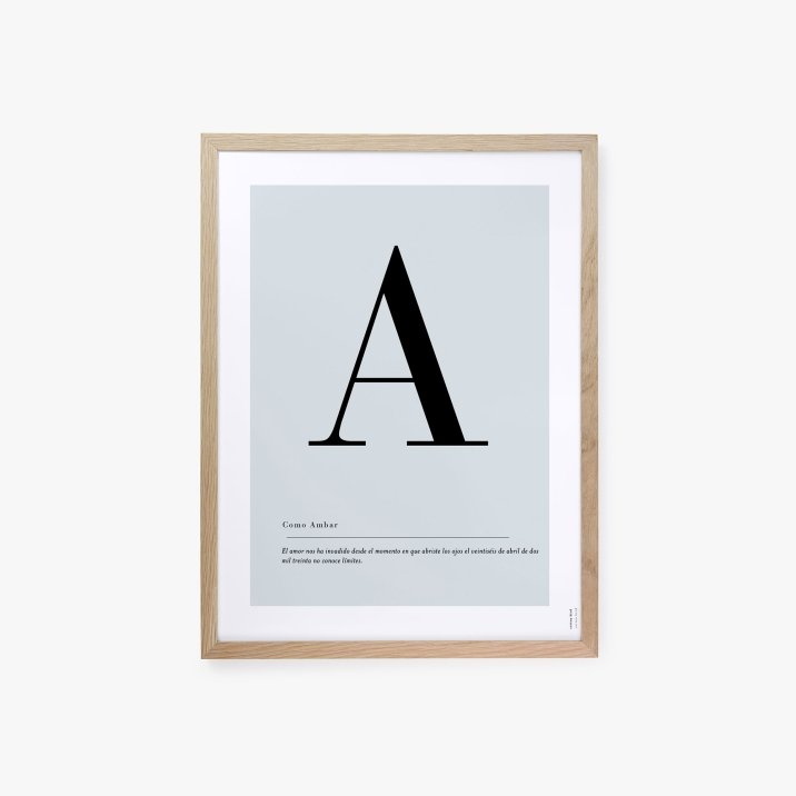 Affiche lettre