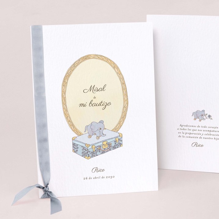 Mi primer retrato - azul