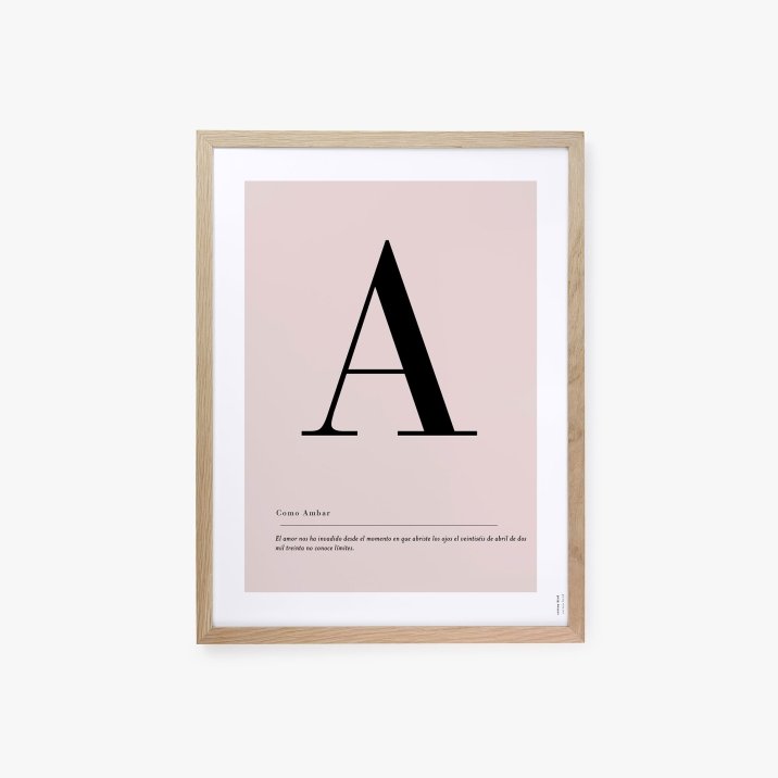 Affiche lettre
