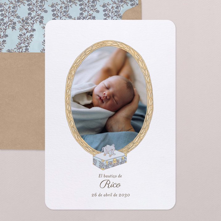 Mi primer retrato - azul