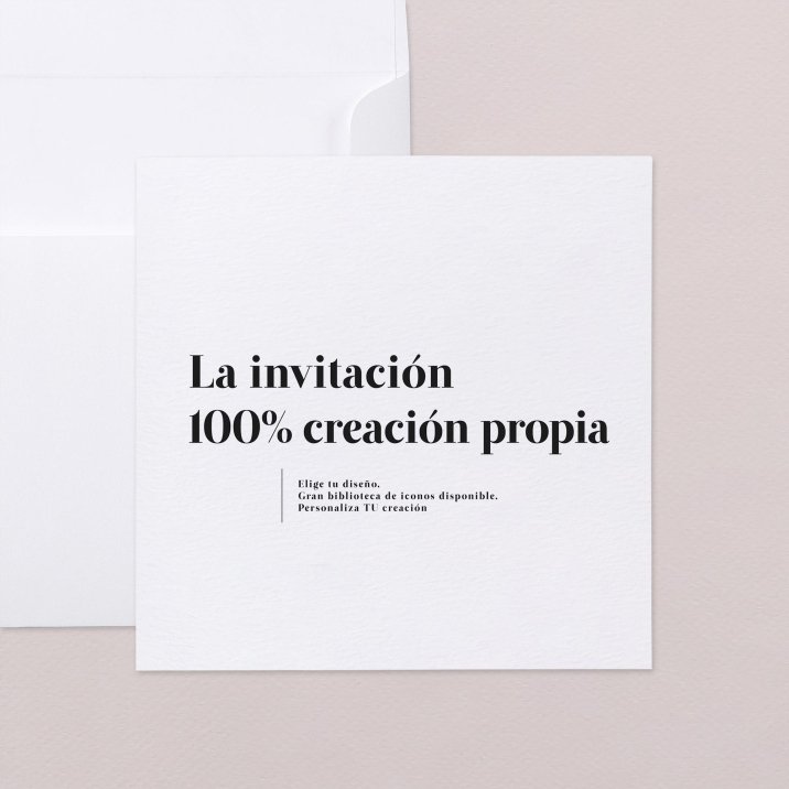 Tu creación 100% personalizada