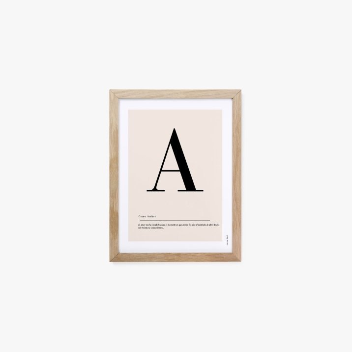 Affiche lettre