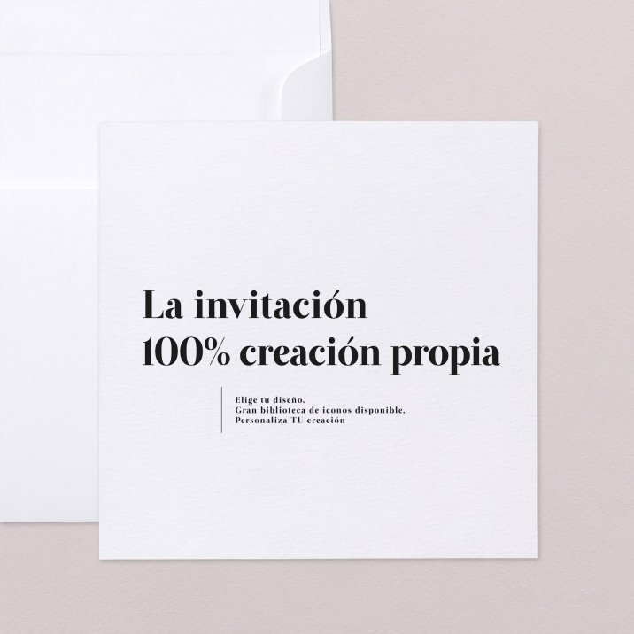 Tu creación 100% personalizada