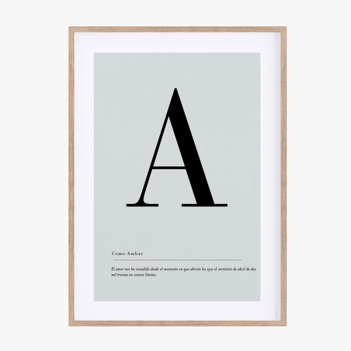 Affiche lettre