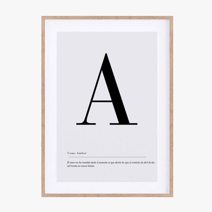 Affiche lettre