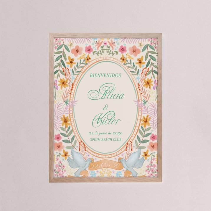 Pastel flowers