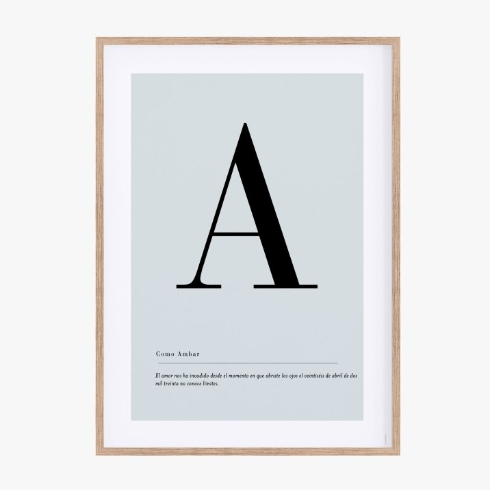 Affiche lettre