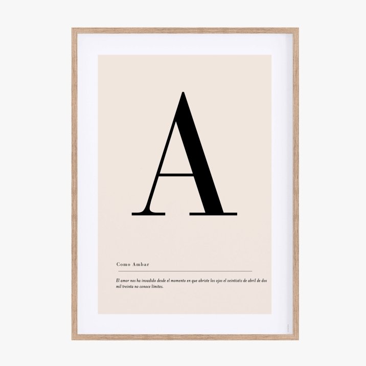 Affiche lettre