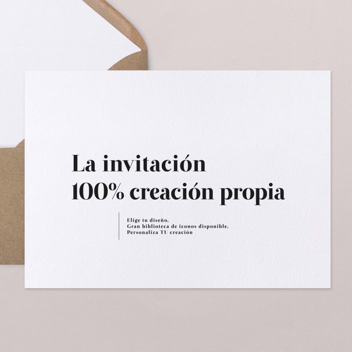 Tu creación 100% personalizada