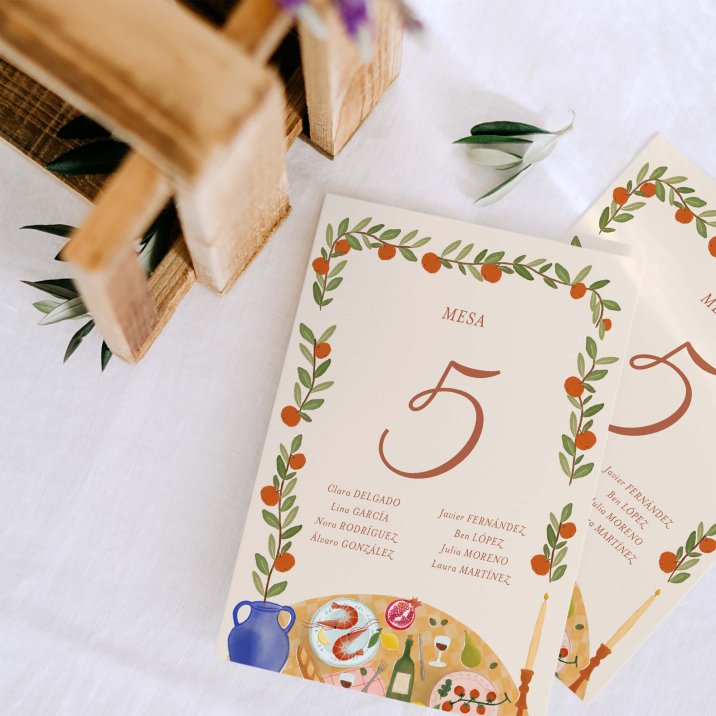 Colorful table