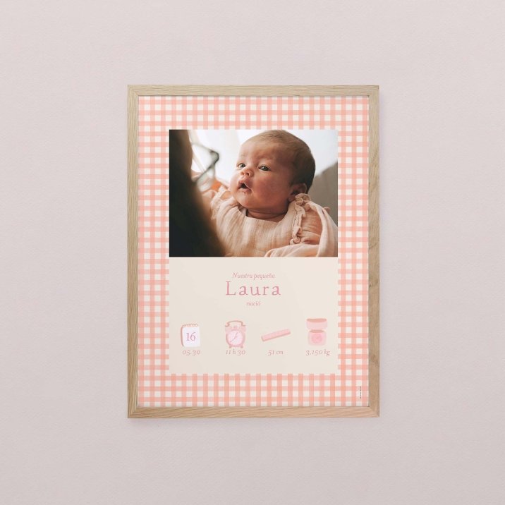 Bonito vichy - rosa
