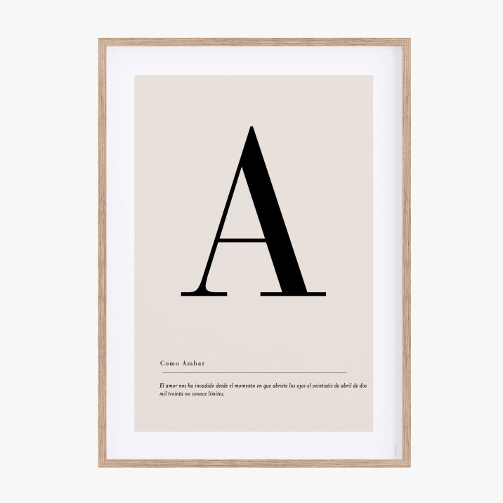 Affiche lettre
