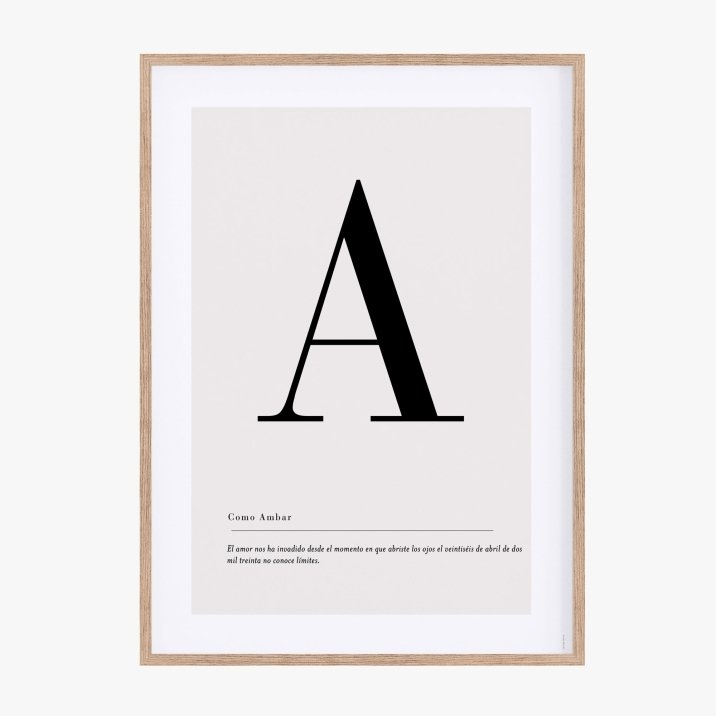 Affiche lettre