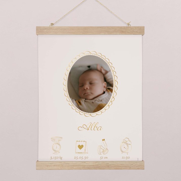 Golden frame