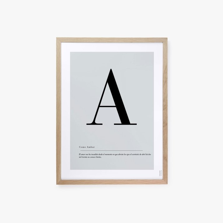 Affiche lettre