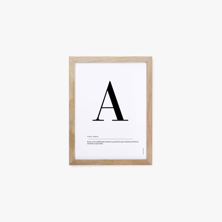 Affiche lettre
