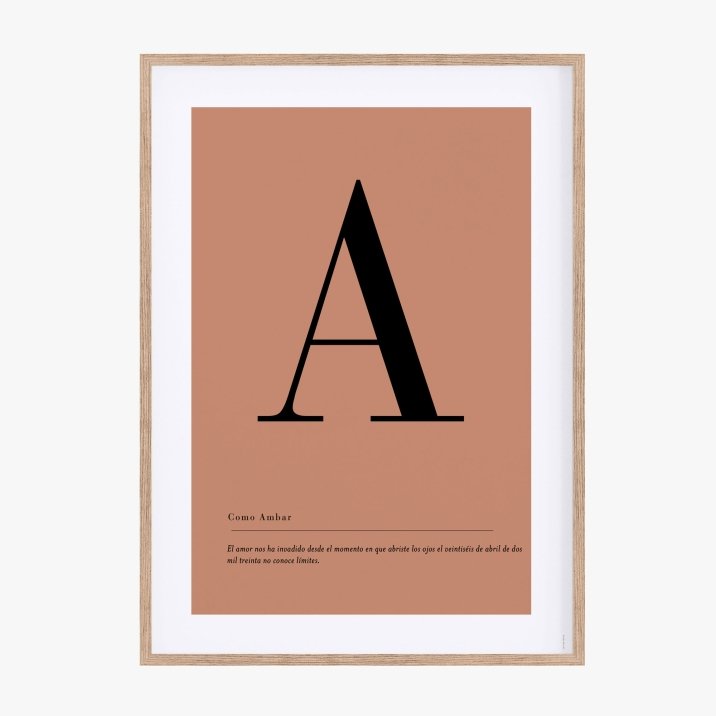 Affiche lettre